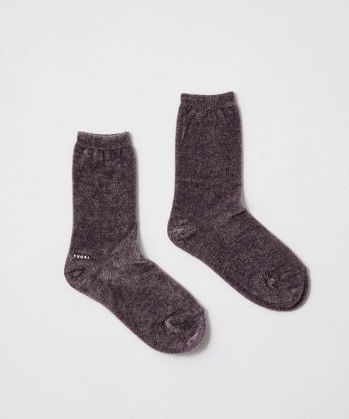 YUQRI】Cozy velour（ソックス/靴下）｜YUQRI（ユクリ）のファッション