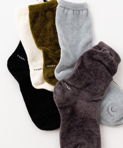 YUQRI】Cozy velour（ソックス/靴下）｜YUQRI（ユクリ）のファッション