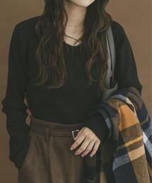 ITEMS URBANRESEARCH | フワフワリブVネックニット(ニット/セーター)