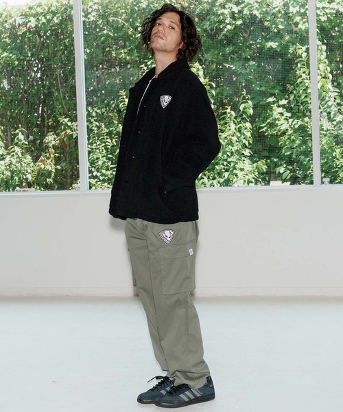 No Rain No Rainbow(ノーレインノーレインボー)の「mj11041-boa jacket ボアジャケット(NR25W-08)(その他アウター・メンズ・ライトグレー/ブラック/ネイビー・S/M/L/XL)」の8枚目の写真