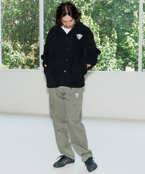 No Rain No Rainbow(ノーレインノーレインボー)の「mj11041-boa jacket ボアジャケット(NR25W-08)(その他アウター・メンズ・ライトグレー/ブラック/ネイビー・S/M/L/XL)」の9枚目の写真