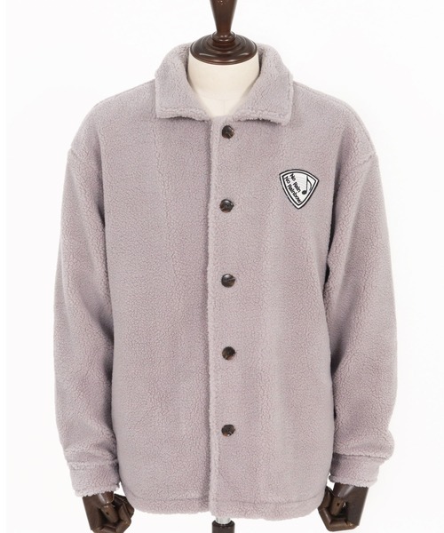 No Rain No Rainbow(ノーレインノーレインボー)の「mj11041-boa jacket ボアジャケット(NR25W-08)(その他アウター・メンズ・ライトグレー/ブラック/ネイビー・S/M/L/XL)」の21枚目の写真