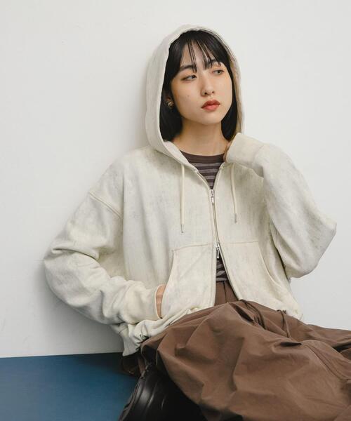 フロントZIPショートフーディー（パーカー）｜KBF（ケイビーエフ）の