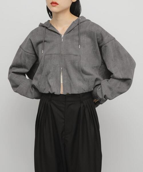 フロントZIPショートフーディー（パーカー）｜KBF（ケイビーエフ）の