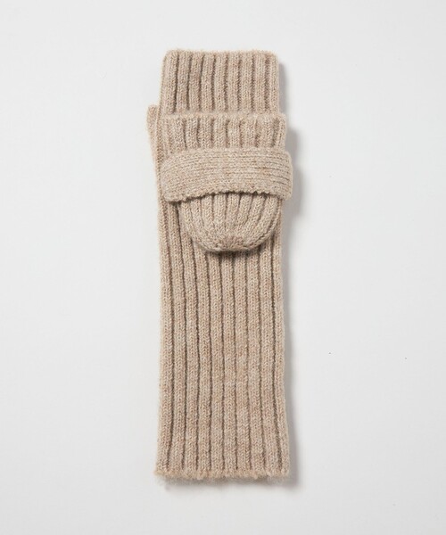 green label relaxing(グリーンレーベルリラクシング)の「2WAY フラップ アームウォーマー / 手袋(手袋・レディース・ライトブルー/ブラック/ライトグレー/ベージュ・FREE)」の14枚目の写真