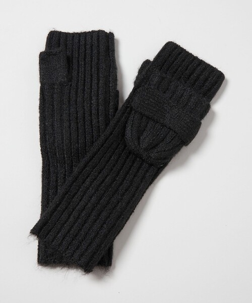 green label relaxing(グリーンレーベルリラクシング)の「2WAY フラップ アームウォーマー / 手袋(手袋・レディース・ライトブルー/ブラック/ライトグレー/ベージュ・FREE)」の21枚目の写真