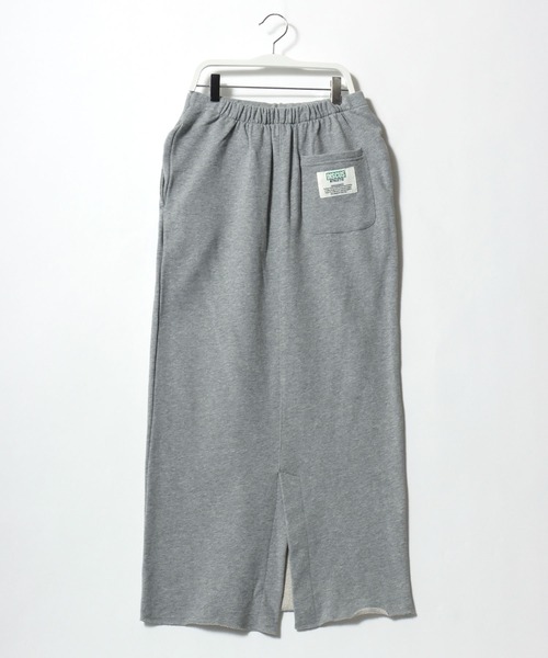 DISCUS ATHLETIC（ディスカス　アスレチック）の「DISCUS ATHLETIC（ディスカスアスレチック）USAコットン スウェットナロースカート/ロングスカート レディース（スカート・レディース・グリーン/ブルー/グレー/ブラック・M/L）」の9枚目の写真