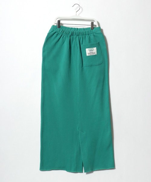 DISCUS ATHLETIC（ディスカス　アスレチック）の「DISCUS ATHLETIC（ディスカスアスレチック）USAコットン スウェットナロースカート/ロングスカート レディース（スカート・レディース・グリーン/ブルー/グレー/ブラック・M/L）」の12枚目の写真