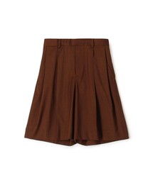 TOMORROWLAND .B | ピュアウールツイル 2タックハーフパンツ(その他パンツ)