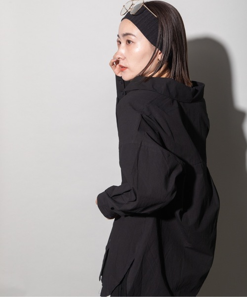 lodie(ロディ)の「メンズライクなオーバーシャツ(シャツ/ブラウス・レディース・ブラック/ブラウン・FREE)」の19枚目の写真