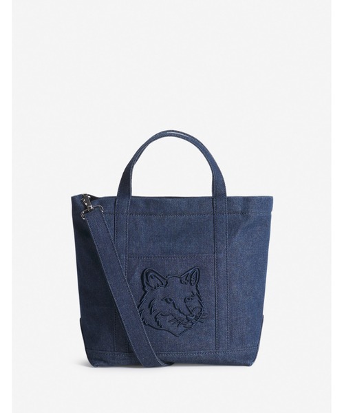 バッグ SMN FOX HEAD SMALL TOTE（トートバッグ）｜Maison Kitsune（メゾンキツネ