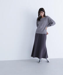 NATURAL BEAUTY BASIC 黒 スカートスーツ M ヘム切替マーメイドスカート | NATURAL BEAUTY BASIC