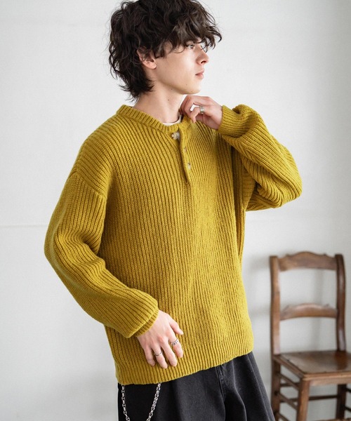 Rocky Monroe（ロッキーモンロー）の「新色追加 オーバーサイズ畦編み