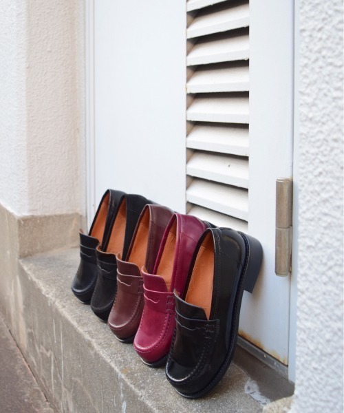 ANGEL ALARCON】オブリークトウベーシックローファー(D51616