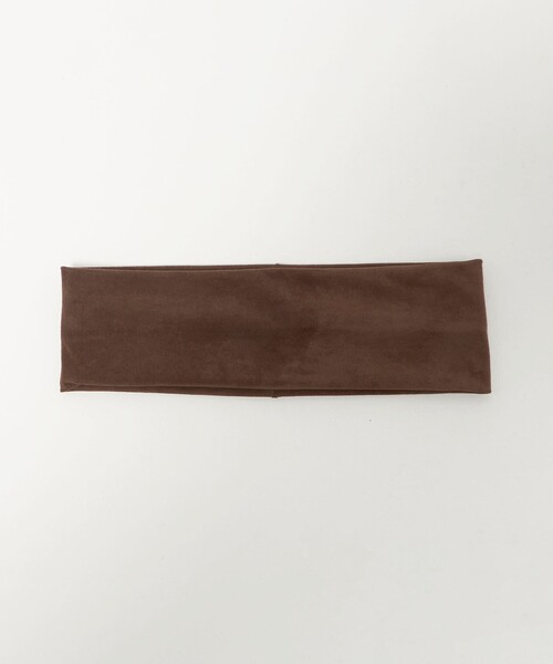 BEAUTY&YOUTH UNITED ARROWS(ビューティーアンドユースユナイテッドアローズ)の「スエードライク ワイド ヘアバンド(ヘアバンド・レディース・ブラック/ダークブラウン・FREE)」の9枚目の写真