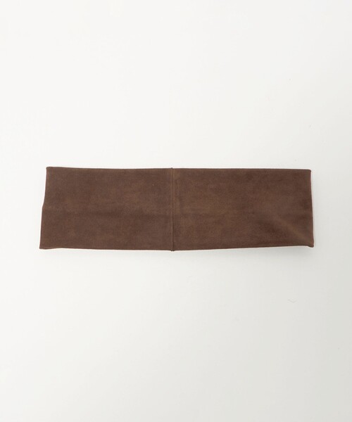 BEAUTY&YOUTH UNITED ARROWS(ビューティーアンドユースユナイテッドアローズ)の「スエードライク ワイド ヘアバンド(ヘアバンド・レディース・ブラック/ダークブラウン・FREE)」の8枚目の写真