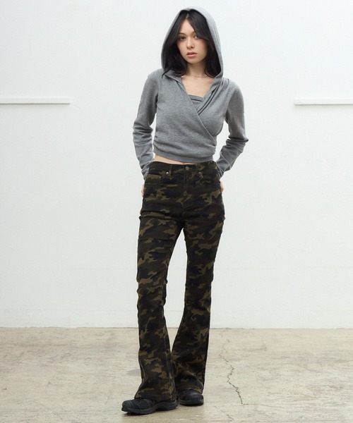 ビンテージウォッシュフレアジーンズ（デニムパンツ）｜ACLENT