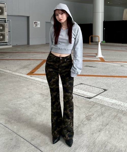 ビンテージウォッシュフレアジーンズ（デニムパンツ）｜ACLENT