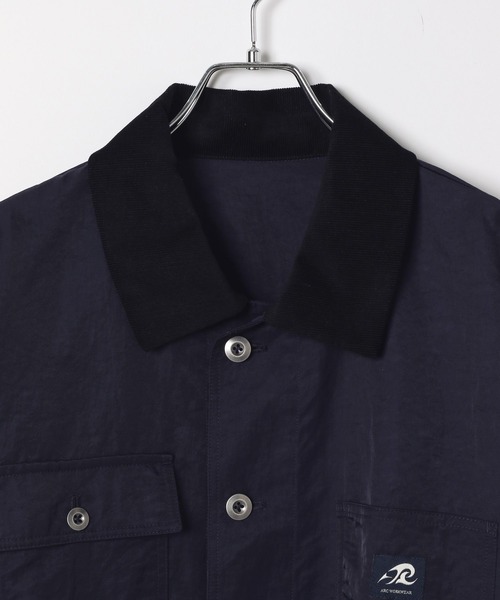 BAYFLOW（ベイフロー）の「【AMERICAN RAG CIE】カバーオールジャケット(MEN)（その他アウター・メンズ・ネイビー/ブラック・MEDIUM/LARGE）」の16枚目の写真