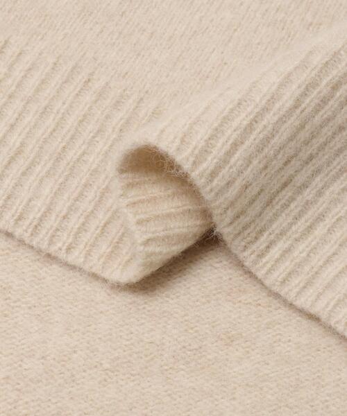 LAATO（ラート）の「yak wool relax knit（ニット/セーター・レディース・パープル/ライトブラウン/ブラウン・FREE）」の15枚目の写真