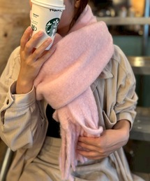 マフラー（ピンク/桃色系・フリンジ）ファッション通販 - ZOZOTOWN