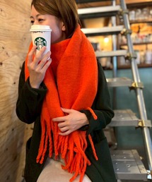 オレンジ色 フリンジ付きマフラー 箱付き マフラー アールズギア アールズギア GPスペック S O クロス