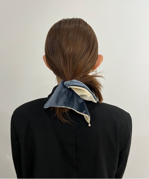 Su1.】リバーシブルベロアシュシュ（シュシュ）｜Su1.（スイ）の