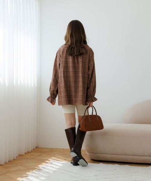 flower（フラワー）の「グリッターニットパンツ（その他パンツ・レディース・アイボリー/グレー・FREE）」の8枚目の写真