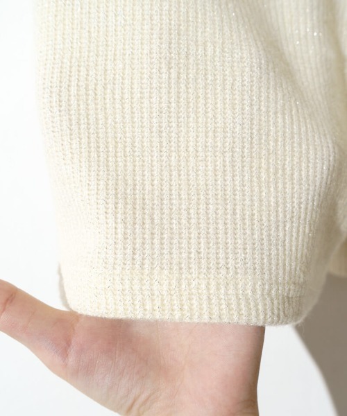 flower（フラワー）の「グリッターニットパンツ（その他パンツ・レディース・アイボリー/グレー・FREE）」の15枚目の写真