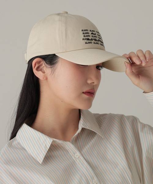 ALAND（エーランド）の「【UNISEX】ALAND／ロゴレタリングCAP（キャップ・レディース・ダークブラウン/ブラック/ライトベージュ・FREE）」の21枚目の写真