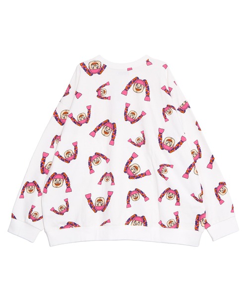 PUNYUS（プニュズ）の「【新サイズ】NAOMIチャン総柄スウェット（スウェット・レディース・ホワイト・1/2/3/4/5）」の9枚目の写真