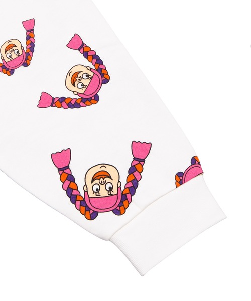 PUNYUS（プニュズ）の「【新サイズ】NAOMIチャン総柄スウェット（スウェット・レディース・ホワイト・1/2/3/4/5）」の11枚目の写真