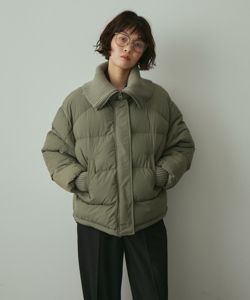 rib collar pudding jacket / リブカラーパディングジャケット（ダウン