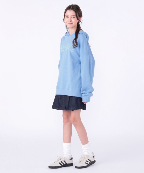 SHIPS（シップス）の「【WEB限定】SHIPS KIDS:100～160cm / SHIPS ラウンド ロゴ パーカ（パーカー・キッズ・ベージュ/ホワイト/ライトブルー/ブラック/グレー・100/110/120/130/140/150/160）」の11枚目の写真