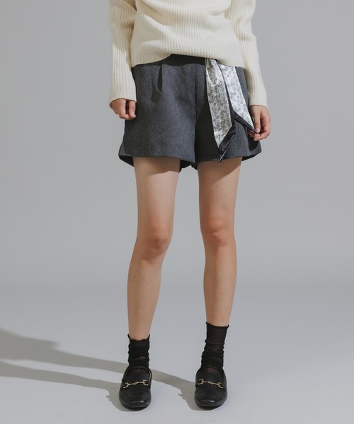 Chick（チック）の「Short pants with ribbon / リボン付き ショートパンツ（その他パンツ・レディース・ブラック/ダークグレー・FREE）」の12枚目の写真