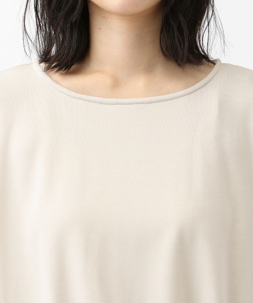 studio CLIP(スタディオクリップ)の「《natural by clip》ドッキングバルーンプルオーバー(Tシャツ/カットソー・レディース・ライトグレー/ブラック・FREE)」の14枚目の写真