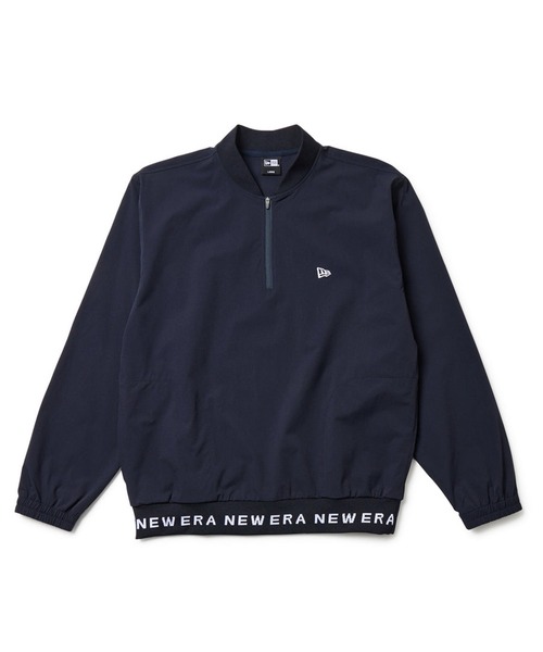 NEW ERA(ニューエラ)の「NEW ERA GOLF/ニューエラゴルフ ウィンドプルオーバー ジャカードロゴ ジャージ 14669821/14669822(ジャージ・メンズ・ブラック/ネイビー・2XL/L/XL/M)」の1枚目の写真