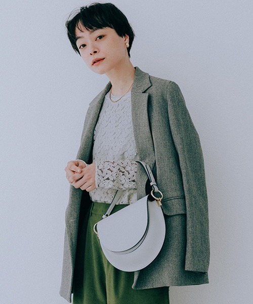 studio CLIP（スタディオクリップ）の「インドレースプルオーバー《オケージョン2025AW》（Tシャツ/カットソー・レディース・ブラック/オフホワイト・FREE）」の4枚目の写真