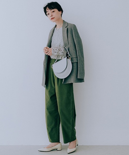 studio CLIP（スタディオクリップ）の「インドレースプルオーバー《オケージョン2025AW》（Tシャツ/カットソー・レディース・ブラック/オフホワイト・FREE）」の5枚目の写真