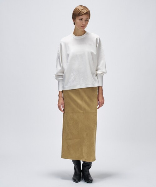 cloenc（クロエンス）の「【セットアップ】アソートIラインスカート（スカート・レディース・ブラウン系/ブラック・03/02/01）」の3枚目の写真