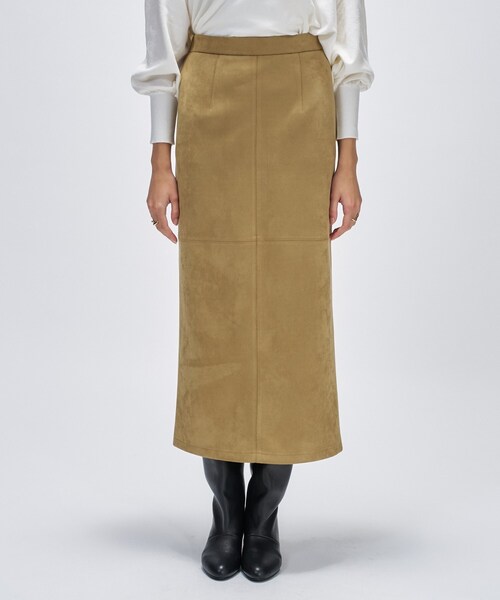 cloenc（クロエンス）の「【セットアップ】アソートIラインスカート（スカート・レディース・ブラウン系/ブラック・03/02/01）」の4枚目の写真