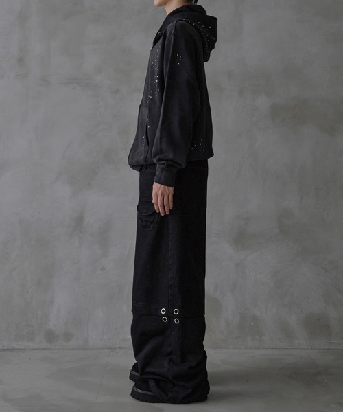 セール】SWEAT PANEL BAGGY PANTS/スウェットパネルバギーパンツ