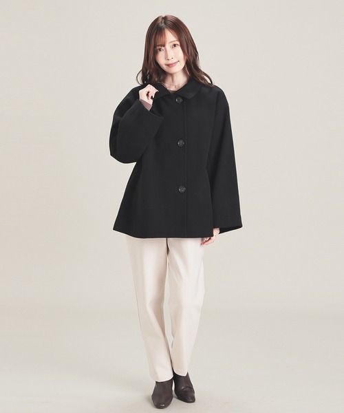 抗菌防臭・静電気軽減】マルチwayコート（ステンカラーコート