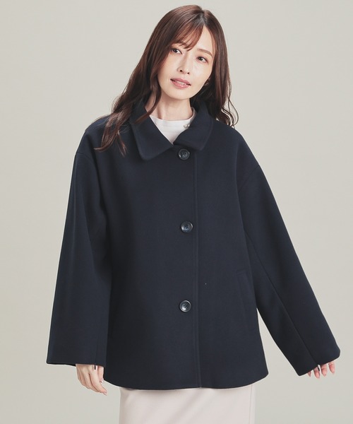 セール】【抗菌防臭・静電気軽減】マルチwayコート（ステンカラー