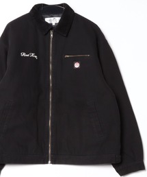 RED KAP（レッドキャップ）の「【77】【RED CAP/レッドキャップ】襟コーデュロイ ワンポイントロゴ ダックジャケット（ブルゾン・レディース）」