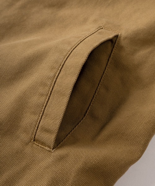 RED KAP（レッドキャップ）の「【77】【RED KAP/レッドキャップ】襟コーデュロイ ワンポイントロゴ ダックジャケット（ブルゾン・メンズ・ベージュ/カーキ/ブラック・L/XL/M）」の7枚目の写真