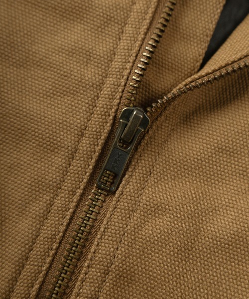 RED KAP(レッドキャップ)の「【77】【RED KAP/レッドキャップ】襟コーデュロイ ピスネームロゴ ダックジャケット/ドローコード/アメカジ/ワーク/ストリート(ブルゾン・メンズ・ベージュ/カーキ/ブラック/ブラック系/ベージュ系/ブラウン系/カーキ系・L/XL/M)」の17枚目の写真