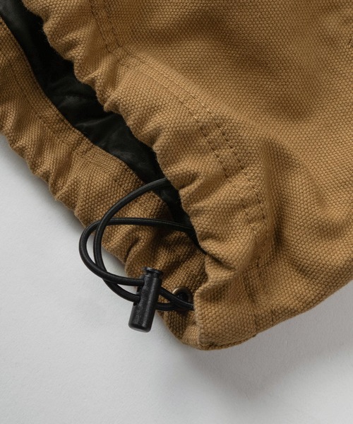 RED KAP(レッドキャップ)の「【77】【RED KAP/レッドキャップ】襟コーデュロイ ピスネームロゴ ダックジャケット/ドローコード/アメカジ/ワーク/ストリート(ブルゾン・メンズ・ベージュ/カーキ/ブラック/ブラック系/ベージュ系/ブラウン系/カーキ系・L/XL/M)」の19枚目の写真