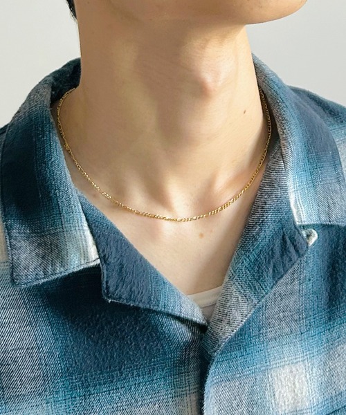 BEATJIVE（ビートジャイブ）の「ショートチェーン ネックレス サージカルステンレス シルバー ゴールド メンズ レディース（ネックレス・メンズ・ゴールド系その他2/シルバー/シルバー系その他2/ゴールド/シルバー系その他/ゴールド系その他/ゴールド系その他3/シルバー系その他3/シルバー系その他4/シルバー系その他5/シルバー系その他7/ゴールド系その他7・FREE）」の9枚目の写真