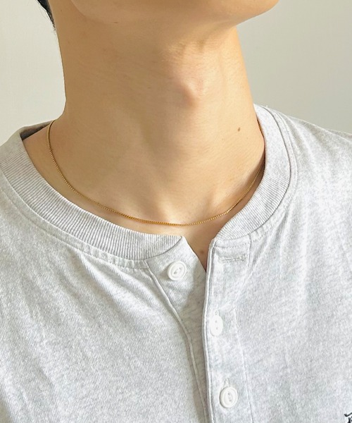 BEATJIVE（ビートジャイブ）の「ショートチェーン ネックレス サージカルステンレス シルバー ゴールド メンズ レディース（ネックレス・メンズ・ゴールド系その他2/シルバー/シルバー系その他2/ゴールド/シルバー系その他/ゴールド系その他/ゴールド系その他3/シルバー系その他3/シルバー系その他4/シルバー系その他5/シルバー系その他7/ゴールド系その他7・FREE）」の10枚目の写真